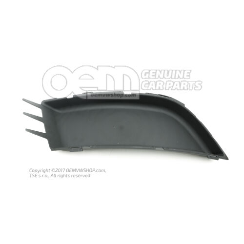 Element zamykający satynowo czarny Volkswagen Passat 3C 3C0853950  9B9