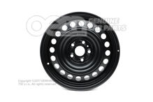 Obręcz stalowa Rally czarna 2H0601027J 03C