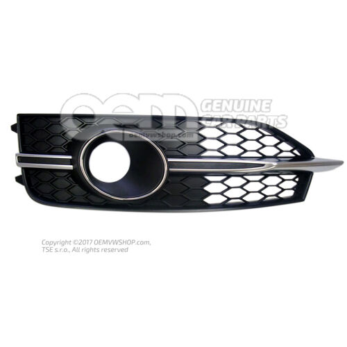 Grill czarny satynowy Audi A7 Sportback 4G 4G8807682E 9B9
