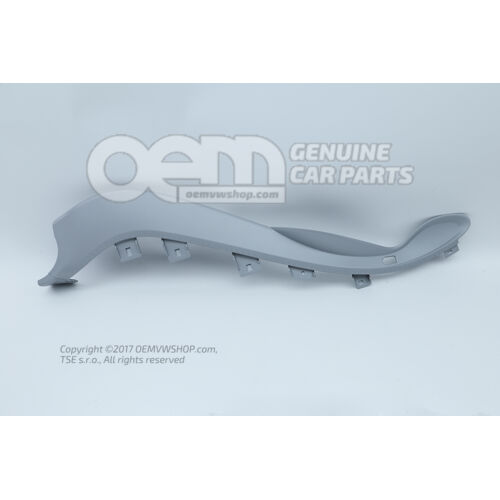 Listwa oparcia siedzenia srebrna Audi TT/TTS Coupe/Roadster 8S 8S0881317S LS2