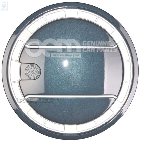 Obręcze kół metaliczne w kolorze błękitu królewskiego/alpejskiego w kolorze Volkswagen Polo Hatchback 86C 867601147  ZQ2