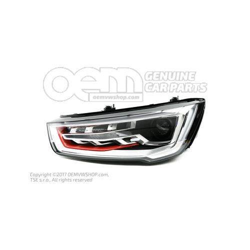 Reflektor przedni do lampy wyładowczej Audi A1/S1 8X 8XA941043B
