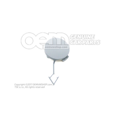 Osłona ucha holowniczego zagruntowana Volkswagen Up! 1S 1S0807241D GRU