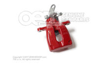 5F0615423 SEAT Leon / Volkswagen Golf/Variant/4motion / Skoda Octavia czerwona obudowa zacisku hamulcowego bez klocków hamulcowych rozmiar 310x22mm tył lewy 5F0615423