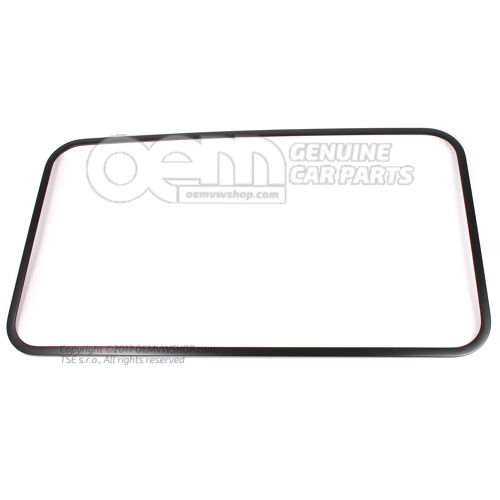 Ramka do otworu w dachu przesuwnym, satynowa, czarna 4B0867561A 01C