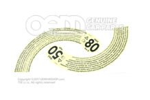 Naklejka na koło zapasowe 3AA010006C