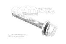 Śruba z łbem sześciokątnym z tuleją (kombi) N  91167101