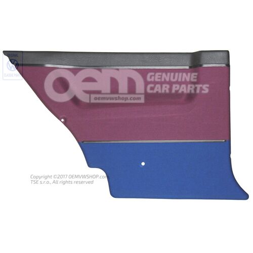 Listwy boczne (tkanina) (bez listew) fioletowo-niebieskie 191867043ANBMQ 191867043ANBMQ