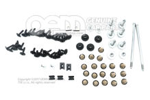 1 zestaw elementów mocujących zderzak 8P0098627A