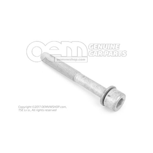 Śruba z łbem gniazdowym z łbem gniazdowym sześciokątnym (kombinacja) M10X80X45 N  10709101