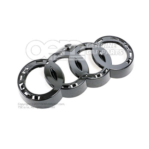 Adapter czarno-błyszczący Audi RS6/RS6 plus/Avant Quattro 4G 4G0853391A T94