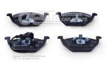 1 komplet klocków hamulcowych ze wskaźnikiem zużycia dla hamulców tarczowych „eco” Economy JZW698151 (1)