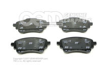 1 zestaw klocków hamulcowych do hamulców tarczowych o wymiarach 330X22MM 80A698451R