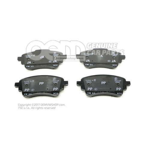 1 zestaw klocków hamulcowych do hamulców tarczowych o wymiarach 330X22MM 80A698451R