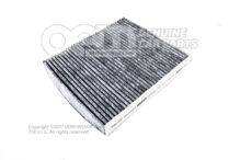 Wkład filtrujący z filtracją zapachów i substancji szkodliwych 6R0819653