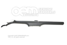 Listwa progowa czarna satyna 3V0853372A 9B9