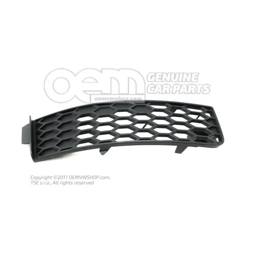 Kratka nawiewu czarna Audi TT/TTS Coupe/Roadster 8N 8N0807682G 3FZ