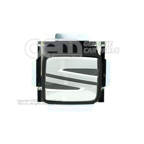 Uchwyt czarny satynowy/jasny chrom 6J0827565A RYP