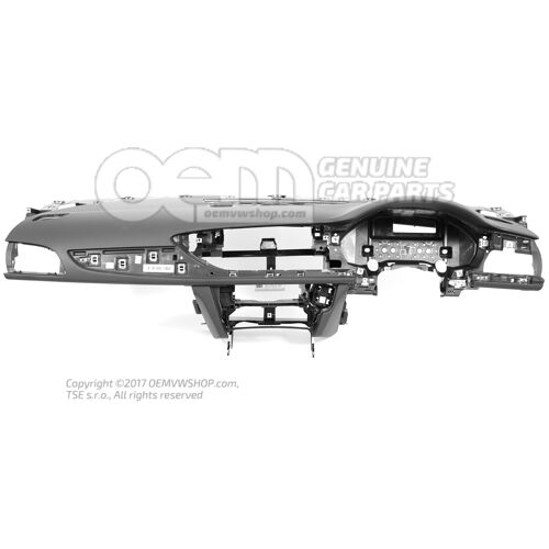 Deska rozdzielcza z duszą kanału powietrznego (czarna) 4G2857001B 24A