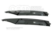 1 komplet listew wentylacyjnych czarno-błyszczący Audi R8 Coupe/Spyder 42 420898460A T94 (3)