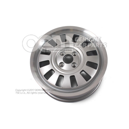 Obręcz aluminiowa w kolorze diamentowego srebra 1S0601025B 8Z8