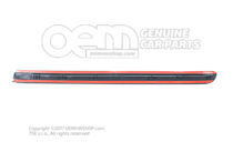 Listwa ochronna drzwi satynowa czarna Skoda Octavia 1U 1U4853754A 01C (1)
