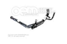 Przewód płynu chłodzącego z serwem - przewód ssący oleju układu kierowniczego 078121070CG (4)