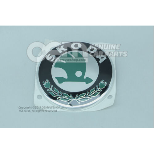 Emblemat SKODA wysoki chrom Skoda Citigo 1S 1ST853601  739