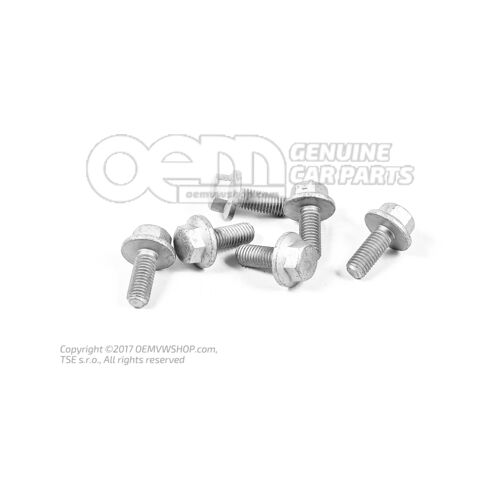 Śruba z kołnierzem sześciokątnym M10X25 N  90847602