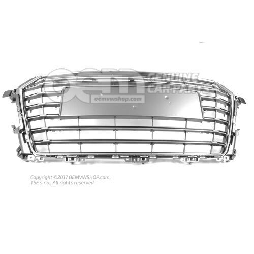Osłona chłodnicy platynowo-szara Audi TT/TTS Coupe/Roadster 8S 8S0853651A 1RR