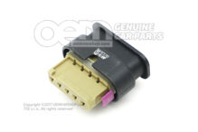 Płaska obudowa styków z mechanizmem blokującym styki Element przyłączeniowy turbosprężarki spalinowej 3AA973705 (2)