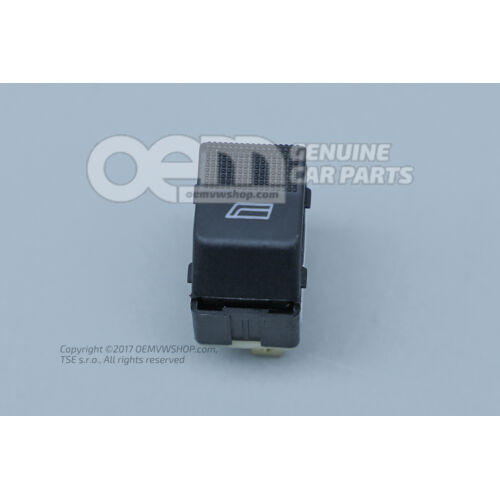Switch for electric window regulator satin black