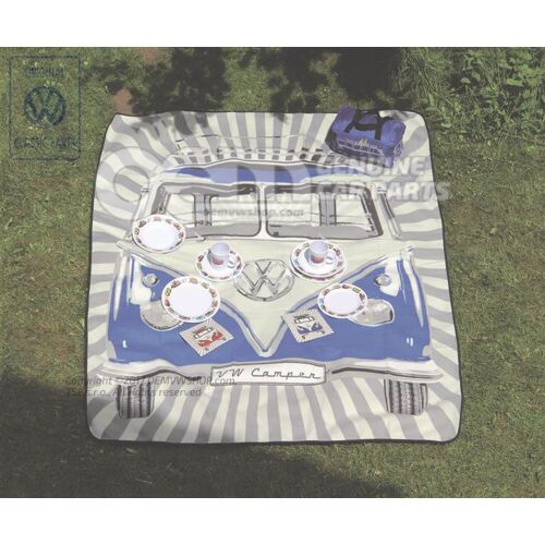 Niebieski koc piknikowy w stylu T1 ZCP902702