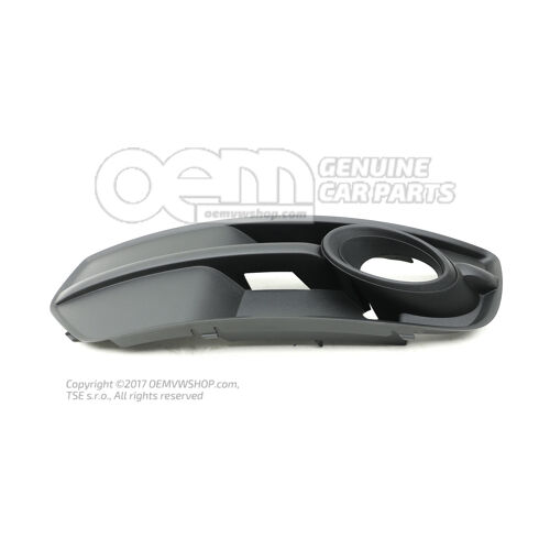 Kratka nawiewu satynowa czarna Audi Q5 8R 8R0807681J 01C