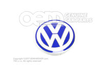 Cover cap bright silver/blue/white (2)