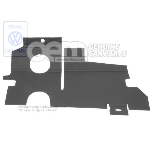 Kartonowy kanał wentylacyjny Volkswagen Scirocco 53 533121283D