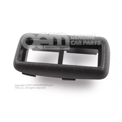 Listwa wykończeniowa satynowo czarna do Volkswagena Golfa 1J 1J0858105  01C