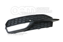 Kratka nawiewu powietrza w kolorze satynowo-czarnym 8V3807681G 9B9