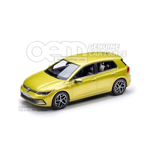 Model samochodu, 1:43, Golf 8, cytrynowożółty