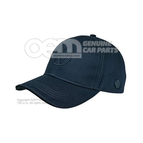 Czapka z daszkiem, 56-60, unisex, granatowa, kolekcja Volkswagen