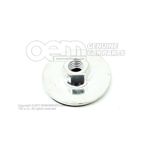 Klątwa. nakrętka z gumową podkładką M6 N  90574801