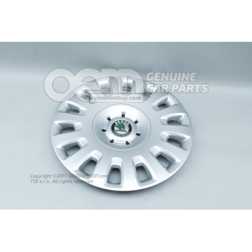 Obręcze kół czarny/jasny chrom Skoda Superb 3U 3U0601147C MHB
