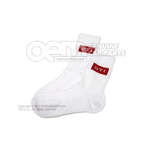 3A4084361A 084 Sock, 43-46, unisex, White, GTI Collection