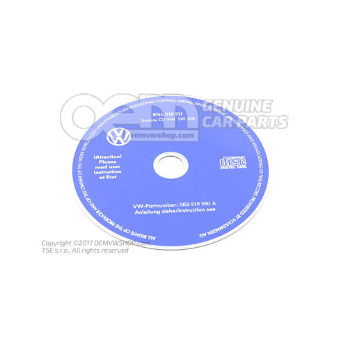 CD-ROM do adaptacji oprogramowania 5K0919360A