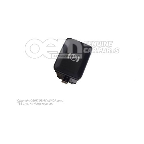 Przycisk elektromechanicznego hamulca postojowego czarno-biały 3C0927225C REH