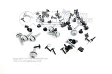 1 zestaw elementów mocujących zderzak 8J0098623