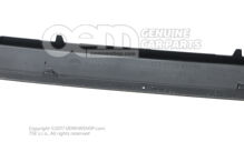 Listwy ozdobne zderzaka satynowe czarne 1Z5807423  B41 (2)