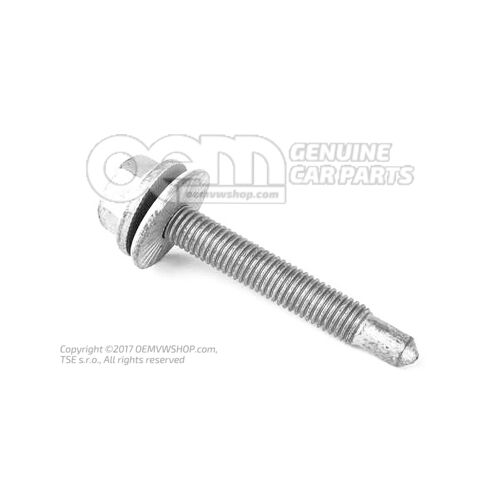 Śruba z łbem sześciokątnym z tuleją (kombi) M10X70 N  90663002