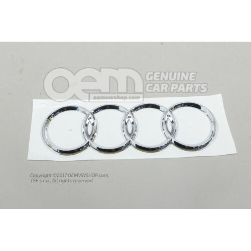 Emblemat AUDI chromowany 8E9853742  2ZZ