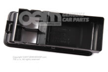 Obramowanie przełącznika w kolorze czarnym, satynowym 6R0867255J 9B9 (1)